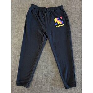 Funhaus Logo Rooster Teeth Men’s Medium Black - Rare Gaming Sweatpants
